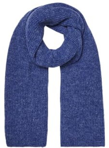 VERO MODA VMGILA Rib Scarf NOOS Schal, Surf The Web/Detail:Black Melange, ONE Size