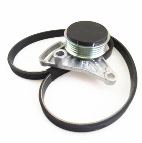 KMAGE Tensor Correa Distribución Coche 058260511 4PK855 Compresor Aire Acondicionado Tensor Accionamiento Correa Bomba Potencia para VW para P&assat B5 1,6 1,8 T 1997-2005