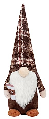 ZBIianxer Kaffee-Zwerge, Kaffee-Dekoration, Handarbeit, Strick-Zwerge, gestuftes Tablett, Dekoration für Küche, schwedische Tomte-Zwerge