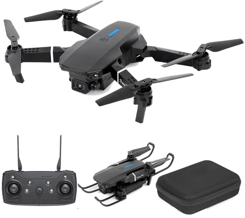 Calager Mini Drone mit Kamera für Kinder Erwachsene,4K Faltbarer FPV Quadcopter mit Headless Mode,One Key Flying,15 Minuten Flugzeit,Kinder Drone Spielzeug Geschenke für Jungen Mädchen (A)