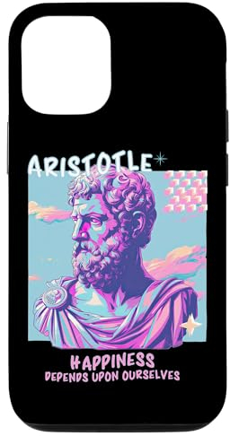 Hülle für iPhone 15 Aristoteles-Zitat Y2K Ästhetischer Stoischer Philosoph Retro 2000er Jahre