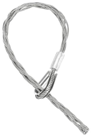 sourcing map 13-18mm OD Cable Pulling Socks Grip 0.59m Single Head Side Pull Wire Mesh Puller Socks Grip Stainless Steel Wire Pulling Tools