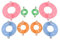 Fcnjsao Fluff Bobble Weavers Bastelwerkzeug Für Strickwolle 4 Größen Pompoms Maker Einfach Zu Machende Pompons Fluff Weavers Maker