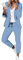 Tailleur Pantalon Femme pour Baptême et Mariage - Robe De Mariée, Survêtement Attitude Chic, Ensemble Velours Rose et Marine