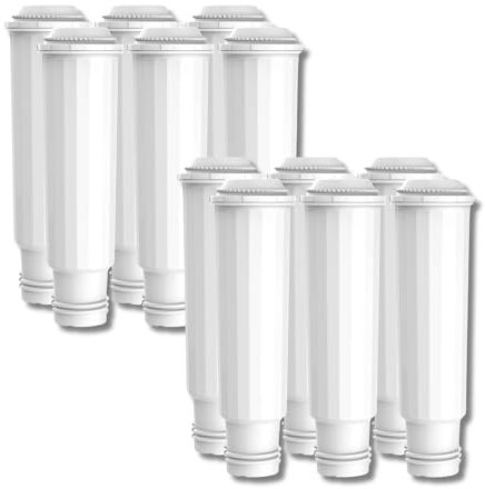 Filtro acqua per caffè | Ricambio per filtro Krups® Filtro F088 | Melitta® | Nivona® | Compatibile con Krups® EA829S | Jura® | Melitta® Barista TS | SOS ACCESSORIO (confezione da 12)