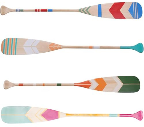 John Paddle Dekoratives Paddel 125cm, an der Wand zum Aufhängen, handgemalt, Perfekte Dekoration oder Geschenk für Wassersportfan New Dekorative Paddle John Paddle Biber Ornament Bunt bemalt (WZ4)