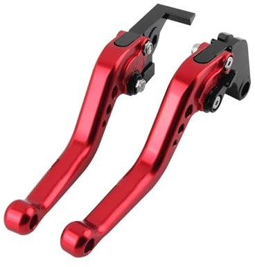 HDHCSCAGH Kupplungs Bremshebel Für S1000RR Für S 1000RR Für S 1000 RR 2015 2016 2017 2018 2019 Motorradzubehör Kurze Bremskupplungshebelgriffe Bremskupplungshebel(Red)