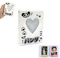 Caelura Mini Fotoalbum, 40 Taschen Kpop Photocard Holder für 2x3 Inch Film, Cute Kpop Photocard Binder(Weiß)