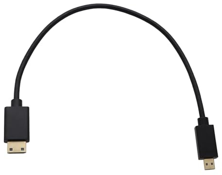 HangTon Cable mini HDMI a micro HDMI para transmisor de imagen DJI RavenEye a Fujifilm X-T50, Canon R50 R8 R5C, Sony ZV-E10II A7CR A6700, Lumix S5 S9 G100, cámara Nikon Z50, 8K 4K 2K 60P, 20 cm