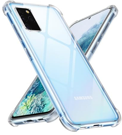 Xiltlly Hülle Durchsichtig für Samsung Galaxy S20 Plus mit Stoßfest Schutzecken, Dünne Weiche Transparent Handyhülle Flexible TPU Protective Case Sturzfest Schutzhüllen für Samsung S20 Plus-Clear
