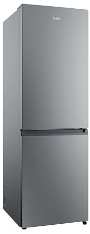 Haier 2D 60 Series 1 PRO HDPR1618CNPK - Frigorifero Combi, 355L, Circular AirFlow, Motore Inverter, Cassetto 0º Fresh Zone, Total No Frost, Larghezza 60 cm, Altezza 1,85 m, Illuminazione LED, Inox