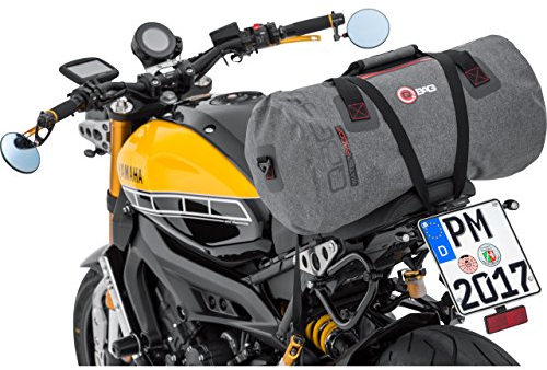 QBag Hecktasche/Gepäckrolle - Wasserdicht 10, 35L - Grau - Für Motorräder