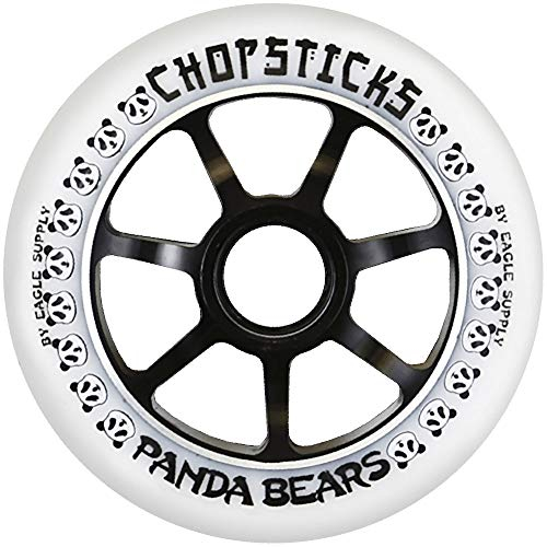 Chopsticks 100mm Panda Bear Wheel - White PU