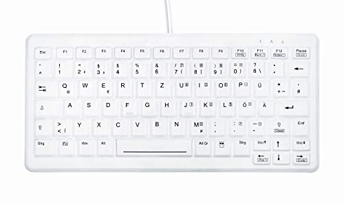 Active Key AK-C4110F-U1-W/GE Kleine Hygiene Tastatur, USB Weiß