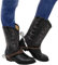 shoperama Stern Sporen für Cowboy Kostüm Western Wilder Westen Sheriff Marshall Reiter Stiefel Kostüm-Zubehör