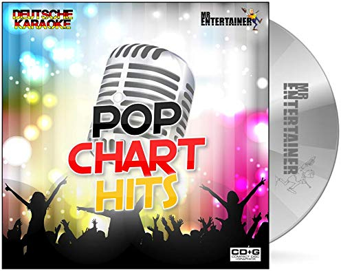 Mr Entertainer Karaoke DEUTSCHE KARAOKE POP CHART HITS CDG. Lieder aus deutschen Popcharts. German Karaoke. Bonez MC, Kitschkrieg, Mero, Capital Bra, Bausa