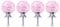 VOSAREA 4 Set Drawer Handles Bubble Ball Drawer Knob Door Pull Knob Bubble Ball Drawer Handle Kitchen Hardware Kitchen Door Handles Knobs Cabinet Pulls Drawer Pulls Dressing Table Glass