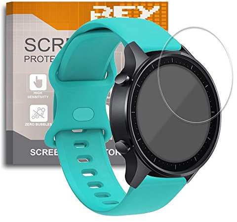 REY Protector de Pantalla para XIAOMI MI Watch Color, Protección Premium (Pack 6X)