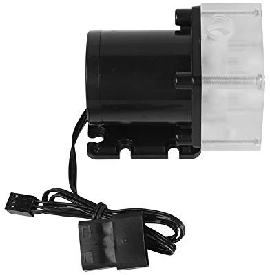 Pompe à eau à filetage G1/4 pour PC, pompe de système de refroidissement à eau pour ordinateur de pompage d'eau CPU silencieux G1/4 filetage, pompe à eau CPU 12V DC Système de refroidissement