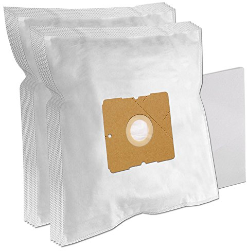 MohMus 10 Microfibra Bolsas de Aspiradora para Philips Universal S-Bag, Performer, Performer Pro, Active, Compact, Expert, FC8729, FC9150, FC9179, FC9180, FC9199, FC8520, FC8529, FC8650