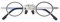 DIDINSKY Graduierte Zusammenklappbare Lesebrille für Männer und Frauen. Presbyopie-Brille mit Metallrahmen und Blaulichtschutzgläsern. Graphite +1.5 - MET ROUND