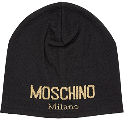 Moschino Damen Mütze Black