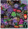 100pcs Neon Stickers, Vinyl Waterproof Neon Sign Light Style Cool Stickers Pack for Water Bottle Laptop Phone Computer Luggage Guitar, Neon Decals for Kids Teens Adults(Neon Stickers)