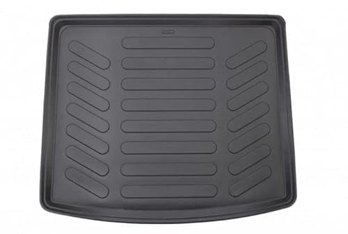 Trimak Passgenau 3D Kofferraumwanne Kompatibel mit VW Tiguan 2 Gen Allspace ** Sitzordnung für 5 Personen ** Kofferraummatte Schutzmatte Auto Zubehör Antirutschmatte Kantenschutz TPE Gummi Dauerhaft