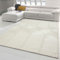 Recycle Teppich mit modernen ovalen Formen liniert • umweltfreundlich • in Creme, 160 x 230 cm