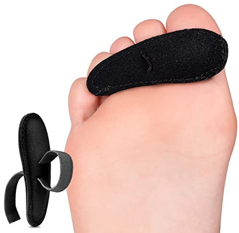 Toe Support Cushion, Hammertoe Support Pad for Discomfort Relief, Hammer Toe Support Crest for Women Men, Hammer Toe Straightener and Corrector (Left Foot)