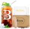 Psukhai A-Z 26 Initial Personalised Birthday Gifts for Women Girlfriend Her Mum Best Friend Sister Friendship Teacher Valentines Christmas Gifts for Dad Him Men, Iced Coffee Cup Gift with Lids Straws