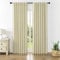 Joydeco Schlaufen Verdeckten Vorhänge 2er Set,H 240 x B 135 Beige Maschinenwaschbar Lange Vorhang Thermo Verdunkelung Stangendurchzug Gardinen Blackout Blickdicht Curtains Schlafzimmer Wohnzimmer