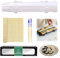 YSOOUA Sushi Maker Kit Tragbarer Sushi Maker Bazooka Sushi Set mit Rolling Matte Stäbchen Handbuch Formformen DIY Sushi Roller Tool für Anfänger zu Hause (weiß)