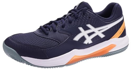 ASICS Herren Gel-Dedicate 8 Padel Sneaker, Midnight White, 43.5 EU