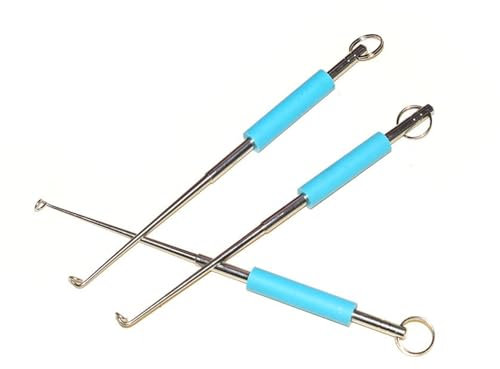 Fishing Hook Remover | 304 Stainless Steel Disgorger Fishing | Portable Fish Hooks Tying Tool | 360 Degree Removal Hook Fishing Accessories | Fishing Gear Kit for Saltwater and Freshwater