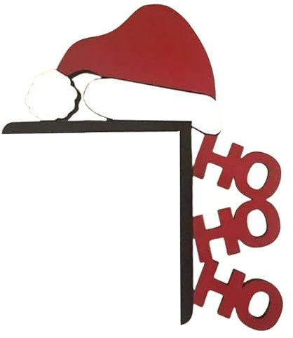 Türrahmen Deko Weihnachten, Weihnachtsdeko Für Türrahmen-Deko Aus Weihnachtstürdekorationen, Weihnachts-Holzschild Tür Eckschild Dekoration Ornament, Wände Türdeko Geschenk
