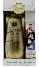 Ruavieja Edición Oro Crema de Orujo con 4 Cápsulas de Café Illy - 700 ml