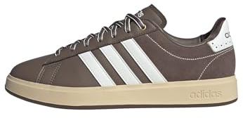 adidas Herren Grand Court 2.0 Shoes Schuhe, Earth strata/core White/Matte Gold, 48 EU