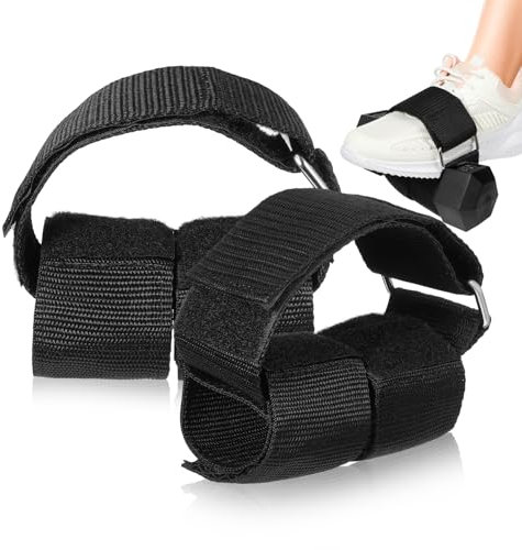 Toddmomy 2 Piezas correa del tobillo mancuernas, Ajustables Para Tobillos Soporte De Peso Para Levantamiento De Para Gimnasio Entrenamiento De Fuerza