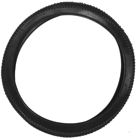 Schwarzer Mountainbike Reifen aus Gummi, Luftlos, Pannensicher | Rutschfestes Profil, Wartungsfrei für Verschiedene Terrains Geeignet, Robuste Wahl für Winter und Gravelbikes