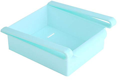 ZPSHYD Portaoggetti salvaspazio per frigorifero e congelatore, per cucina, colore: blu
