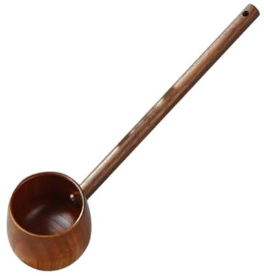 Gatuida Cucharón De Riego De Agua De Madera Cucharón Para Sopa De Mango Utensilio De Cocina