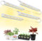 4er-Pack (10W x4) Pflanzenlampen für den Innenbereich, 42 cm lang, Vollspektrum T5 Wachstumslampen für Zimmerpflanzen, 4000K Weiß LED Wachstumslampe mit Reflektoren für Regale/Regale