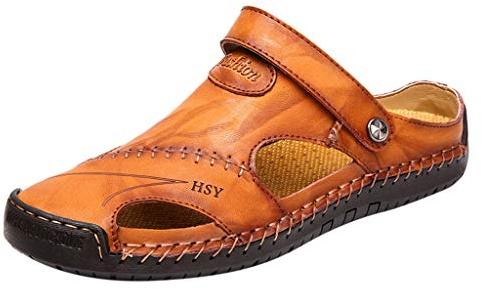 Générique Sandales Homme Claquettes Hommes Cuir De Plage Chaussure 48 Chaussures Orthopedia Mule Claquette 45 Mode Et Sport Pour Adaptées Tendinite Sandal Randonnée Sabot Pieds Larges Sur Noir