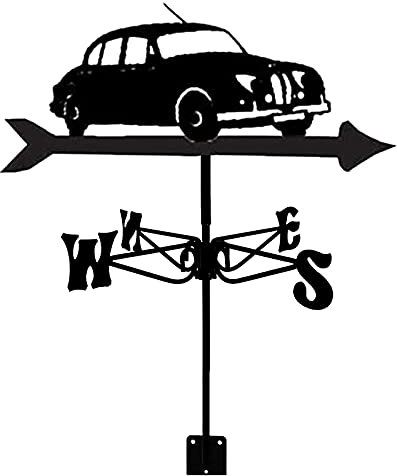 OQHAIR girouette Girouette de Chasse Girouette avec Revêtement Antirouille Indicateur de Direction du Vent en Acier Inoxydable pour Décoration d'ornement de Jardin Patio Cour