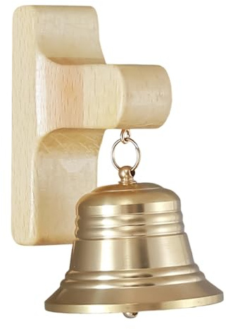 Huxibai Shopkeepers Glocke Für Türöffnung | Dekoratives Magnetisches Holz Gong,Büro Klingel,Für Zuhause Wohnung Büro Restaurant Eingang Schlafzimmer Innenbereich Außenbereich