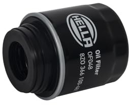 HELLA 8ZO 366 100-481 Ölfilter OF048 - Anschraubfilter | 8ZO 366 100-481 passend für A1 A3 Alhambra Altea Ibiza Leon Toledo