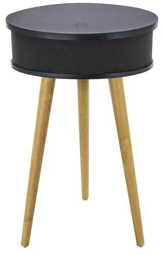 Hispanica de Electronica Mesa Altavoz Bluetooth con Cargador inalábrico - 49.5 x 57 x 17 cm - Altavoz 360 - Autonomía 7.5h - Carga Mediante USB/C - Diseño Minimalista