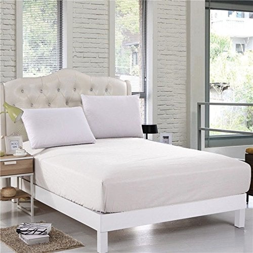 Sapphire Collection 800 Thread Count Pure Egyptian Cotton Super Soft Hotel Quality 40CM/16 Inch Deep Fitted Bed Sheet (Super King Fitted Sheet)