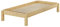 Erst-Holz® Massivholzbett Stapelbett Kiefer Natur 80x190cm Einzelbett stapelbar Gästebett + Rollrost 60.48-08-190